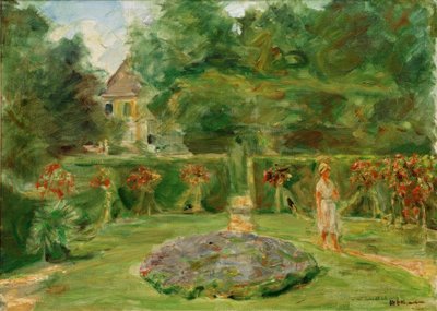 Rondo w ogrodzie żywopłotowym autorstwa Max Liebermann
