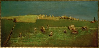 Kosiarki - sianokosy w Tyrolu autorstwa Max Liebermann