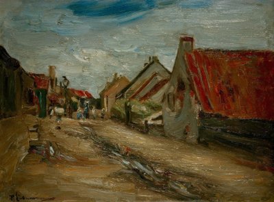 Wiejska ulica w Holandii autorstwa Max Liebermann