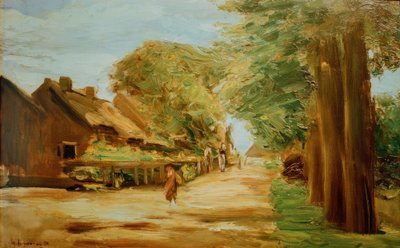 Ulica wiejska w Laren autorstwa Max Liebermann