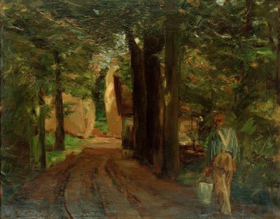 Wejście do zagrody - wejście na folwark autorstwa Max Liebermann