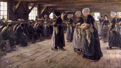 Stodoła lniana w Laren autorstwa Max Liebermann
