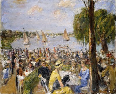 Garden Cafe nad Wannsee; kawiarnia ogrodowa nad Wannsee, autorstwa Max Liebermann