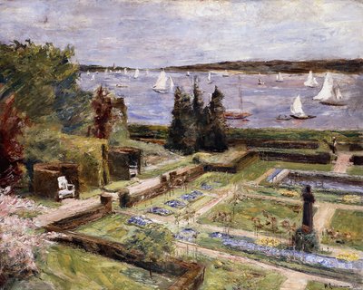 Ogród rodziny Arnhold nad rzeką Wansee; Wannseegarten der Familie Arnhold, 1911 autorstwa Max Liebermann