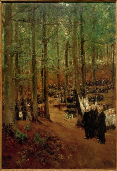 Upamiętnienie cesarza Fryderyka III. w Kosen - I wersja autorstwa Max Liebermann