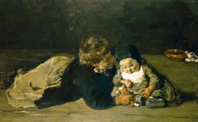 bracia i siostry autorstwa Max Liebermann
