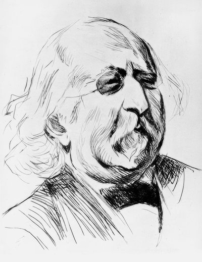Hermann Cohen / Rad.V. Drogi człowieku autorstwa Max Liebermann