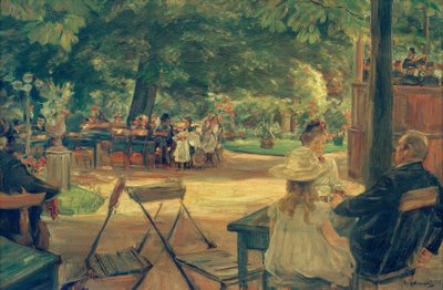 W namiotach autorstwa Max Liebermann
