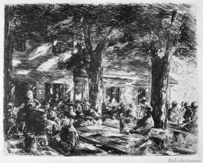 Ogród piwniczny w Rosenheim autorstwa Max Liebermann
