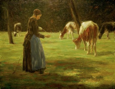 Kuhhirtin autorstwa Max Liebermann