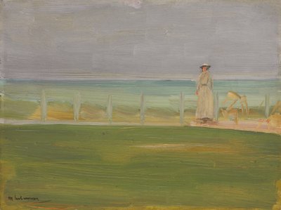 Pani na plaży, 1901 autorstwa Max Liebermann