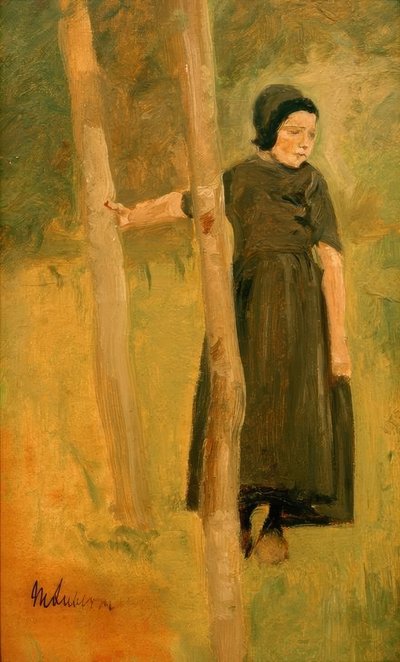 Max Liebermann, dziecko pod drzewami autorstwa Max Liebermann