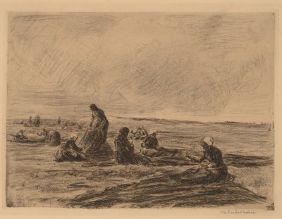 Naprawianie sieci autorstwa Max Liebermann