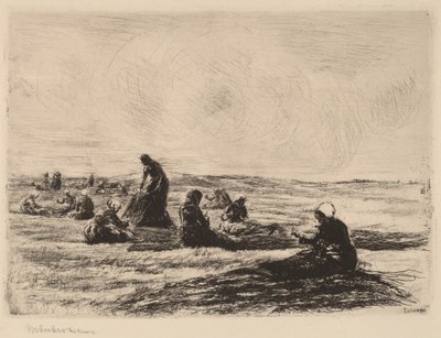 Naprawianie sieci autorstwa Max Liebermann