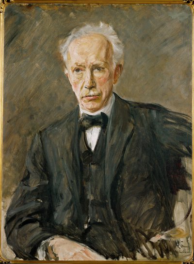 Portret kompozytora Richarda Straussa (obraz na płótnie) autorstwa Max Liebermann