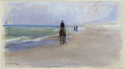 Jeździec na plaży autorstwa Max Liebermann