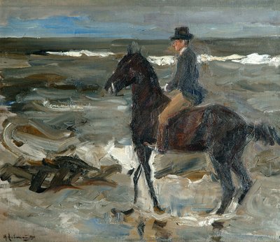 Jeździec na plaży autorstwa Max Liebermann