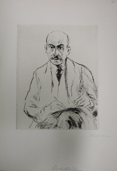 Autoportret w wieku 70 autorstwa Max Liebermann