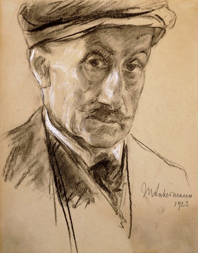 Autoportret, 1923 autorstwa Max Liebermann