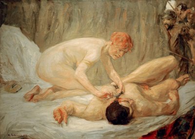 Samson i Dalila autorstwa Max Liebermann