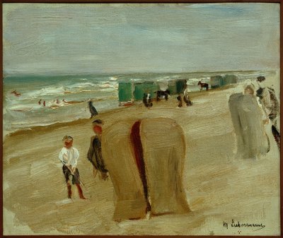 Strandszene w Noordwijk autorstwa Max Liebermann
