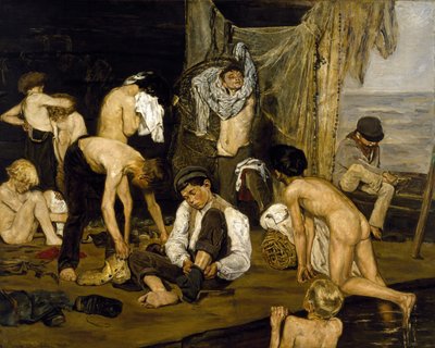 Pływacy autorstwa Max Liebermann