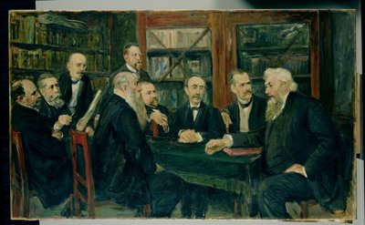 Konwencja profesorów z Hamburga, 1906 (patrz także 144760) autorstwa Max Liebermann