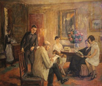 Rodzina Liebermannów autorstwa Max Liebermann