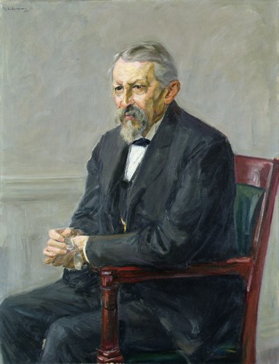 Przyrodnik, Hermann Strebel (1834-1914) 1905 (olej na płótnie) autorstwa Max Liebermann