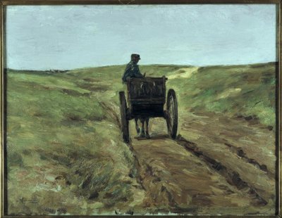 Samochód na wydmach w pobliżu Katwijk autorstwa Max Liebermann