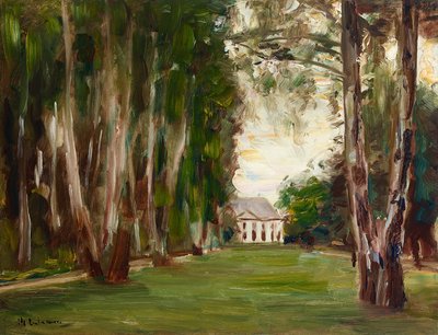 Ogród w Wannsee wraz z willą autorstwa Max Liebermann