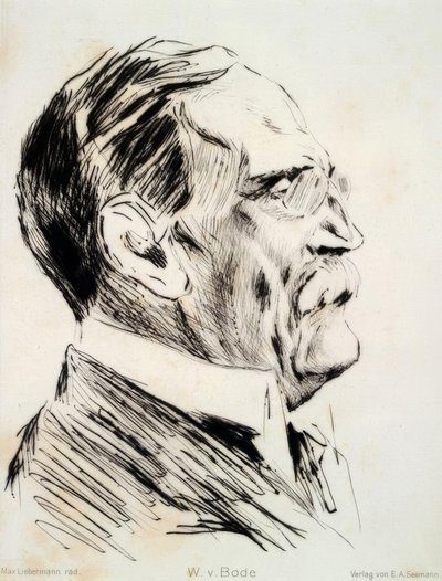 Wilhelm von Bode / Liebermann autorstwa Max Liebermann