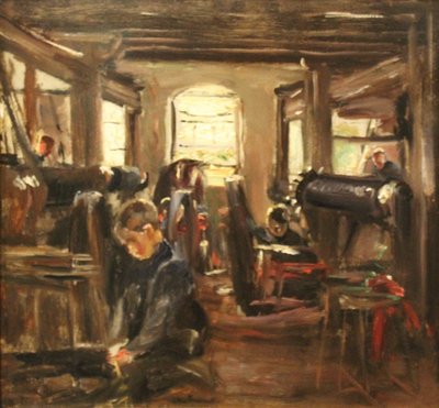 tkalnia w Laren autorstwa Max Liebermann