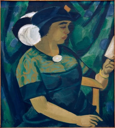 Portret Lotte Pechstein autorstwa Max Pechstein