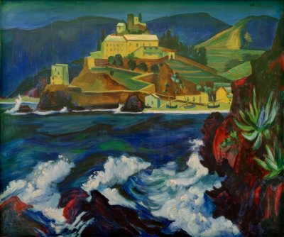 Klasztor w Monterosso autorstwa Max Pechstein