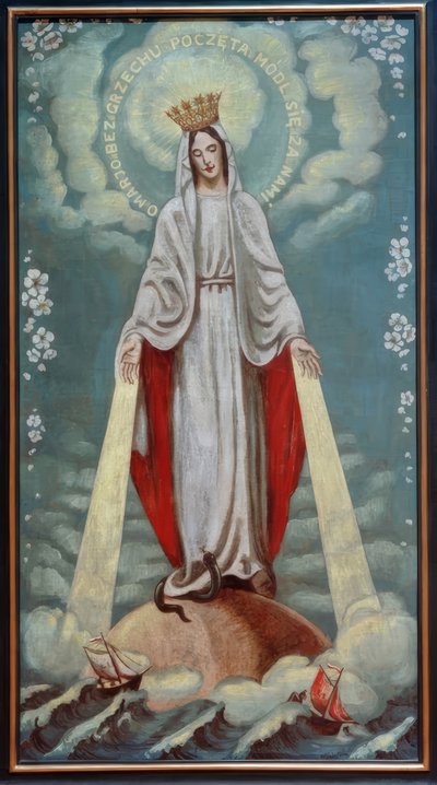 Matka Boża jako orędowniczka autorstwa Max Pechstein