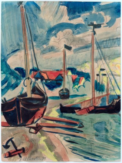 port autorstwa Max Pechstein
