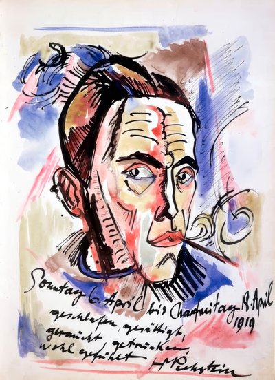 autoportret autorstwa Max Pechstein