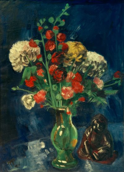 Martwa natura z chińskim Buddą autorstwa Max Pechstein