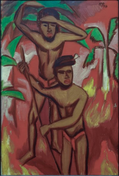 Dwóch tubylców (Palau) autorstwa Max Pechstein