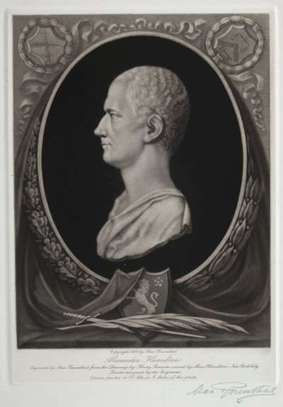 Aleksander Hamilton autorstwa Max Rosenthal