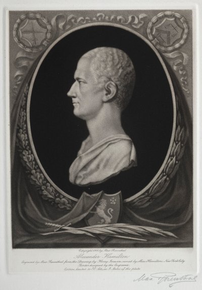 Aleksander Hamilton, 1901. autorstwa Max Rosenthal