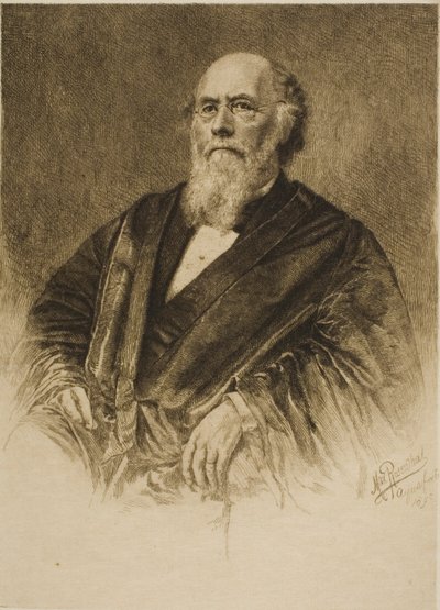Portret sędziego Stephena Fielda autorstwa Max Rosenthal