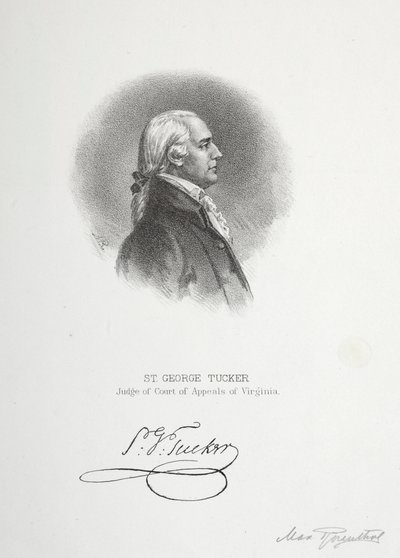 St. George Tucker, sędzia Sądu Apelacyjnego Wirginii autorstwa Max Rosenthal
