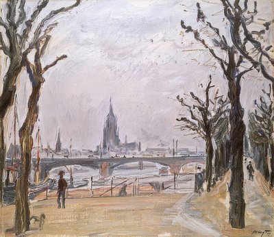Widok na Frankfurt. 1911 autorstwa Max Slevogt