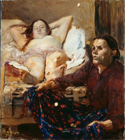 Danae autorstwa Max Slevogt