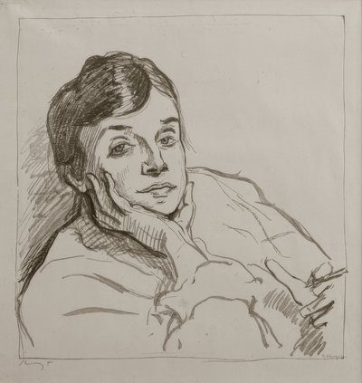 M.Slevogt, Nini Slevogt, żona artysty autorstwa Max Slevogt