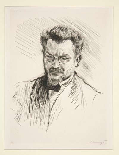 Autoportret autorstwa Max Slevogt