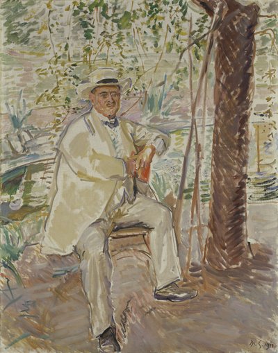 Historyk sztuki, profesor dr Karl Voll (1867-1917) 1911 autorstwa Max Slevogt