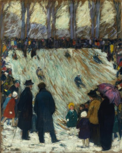 Tor saneczkowy w Düsseldorf Hofgarten autorstwa Max Stern